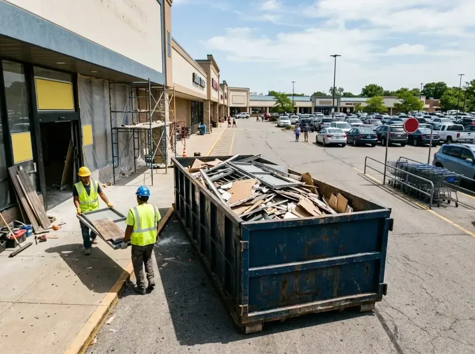 retail-store-renovation-debris-003 — frequently asked questions, Roll-off Dumpster Rentals in Stevens Point, WI